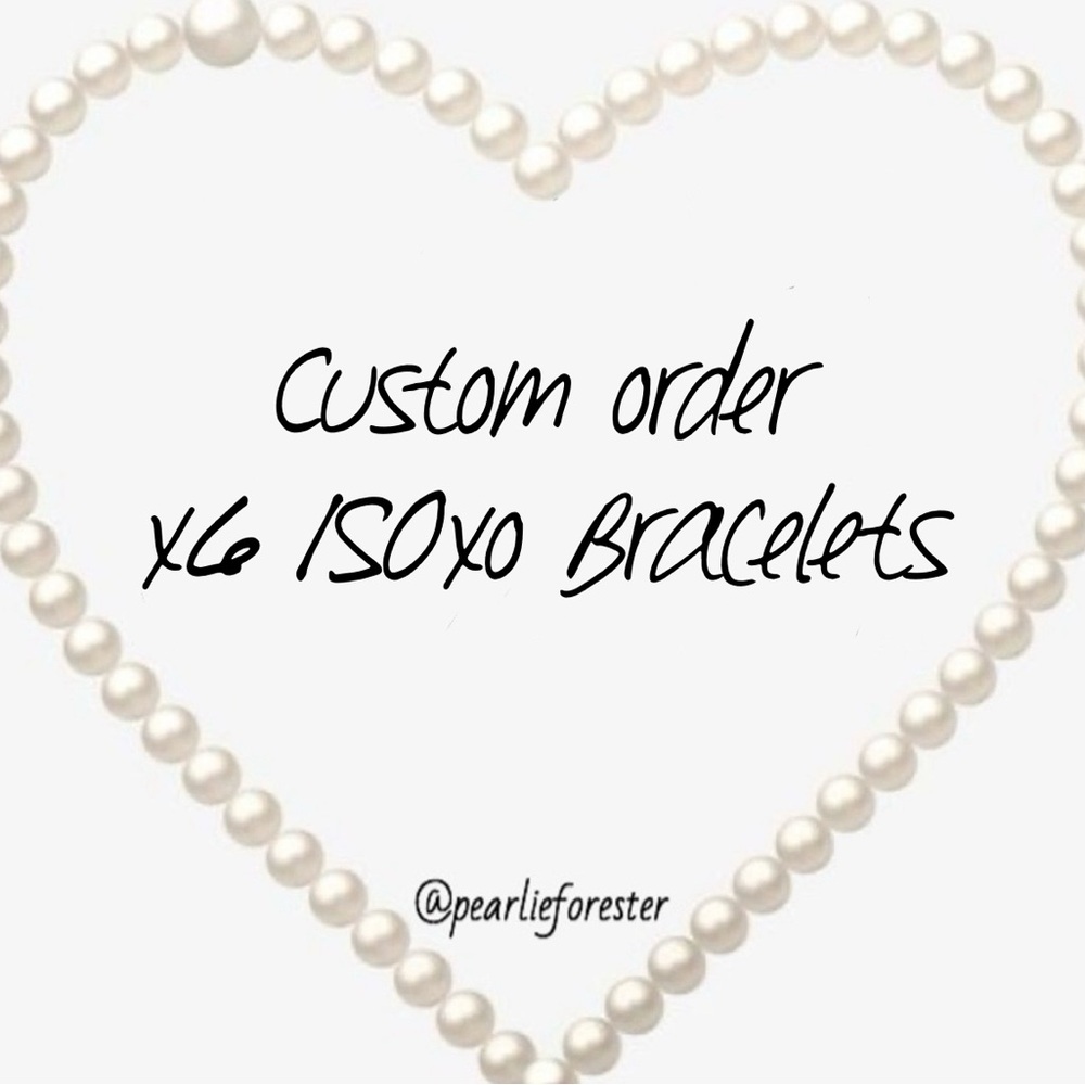 Custom Order: ISOxo Bracelets Set